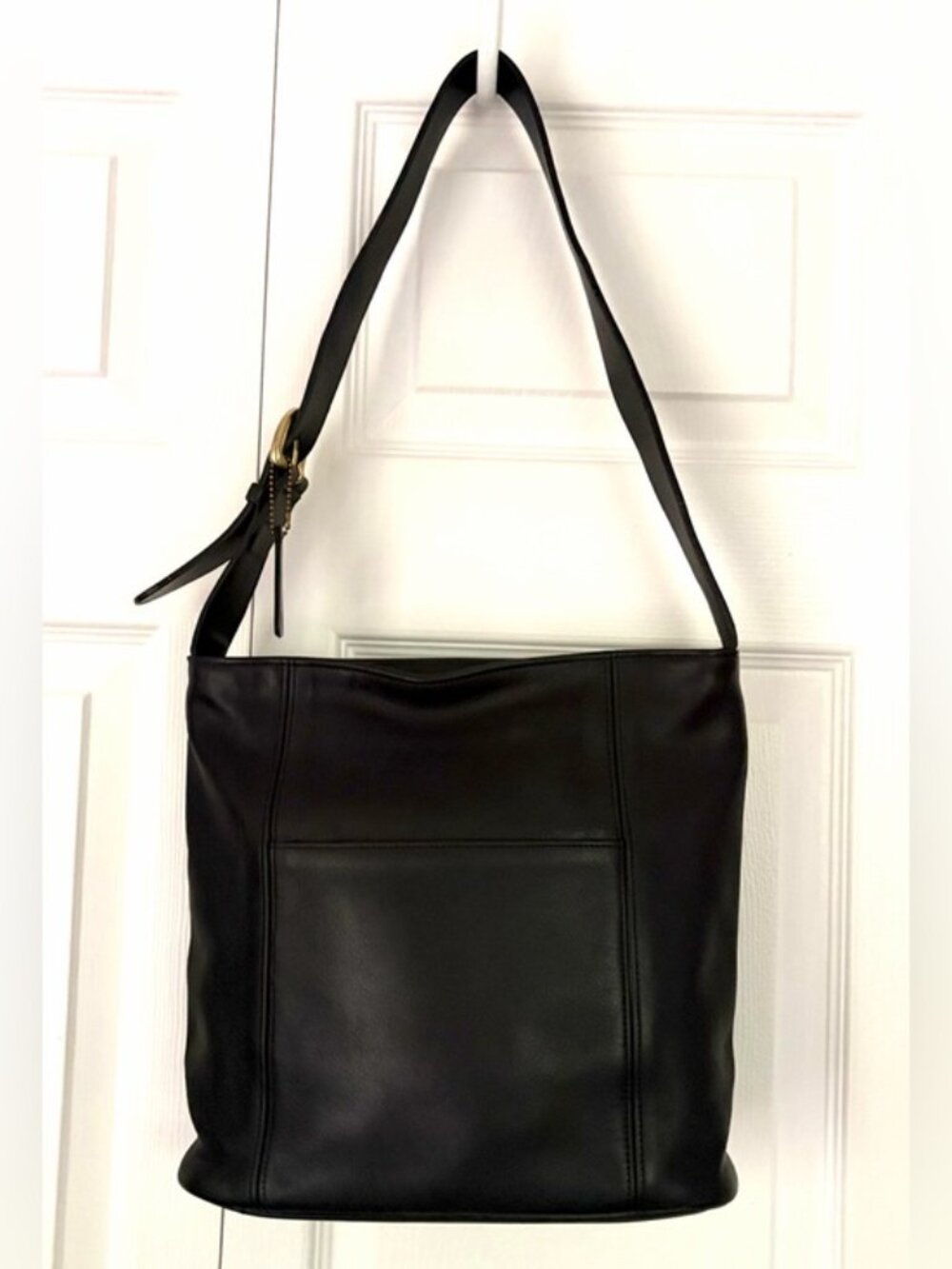Coach Bag Vintage 4169 Soho Erickson Black Leather Shoulder Bag Hobo Bag - Picture 7 of 15
